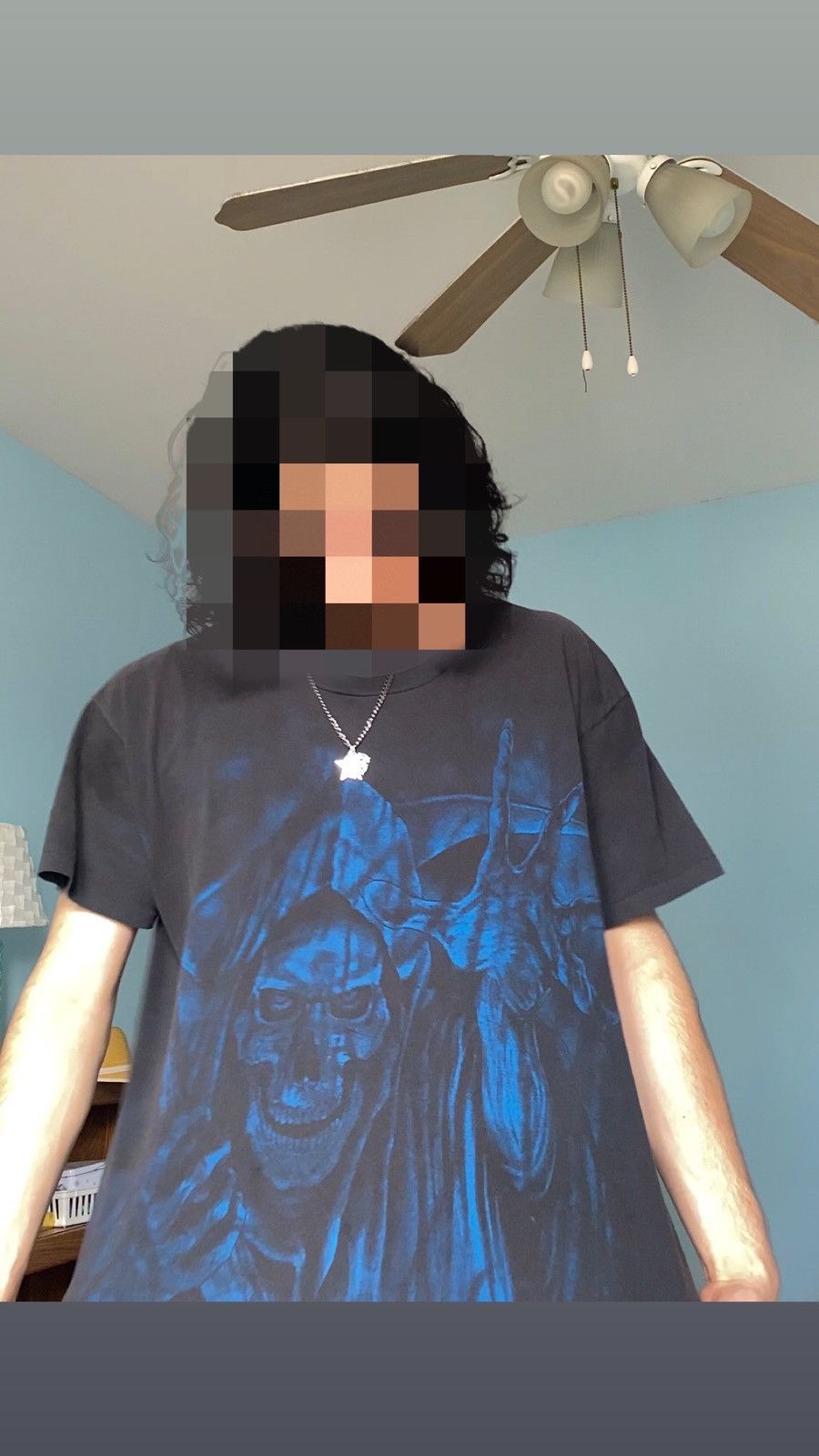 Vintage Vintage grim reaper single stich tshirt Size US XL / EU 56 / 4 - 3 Thumbnail