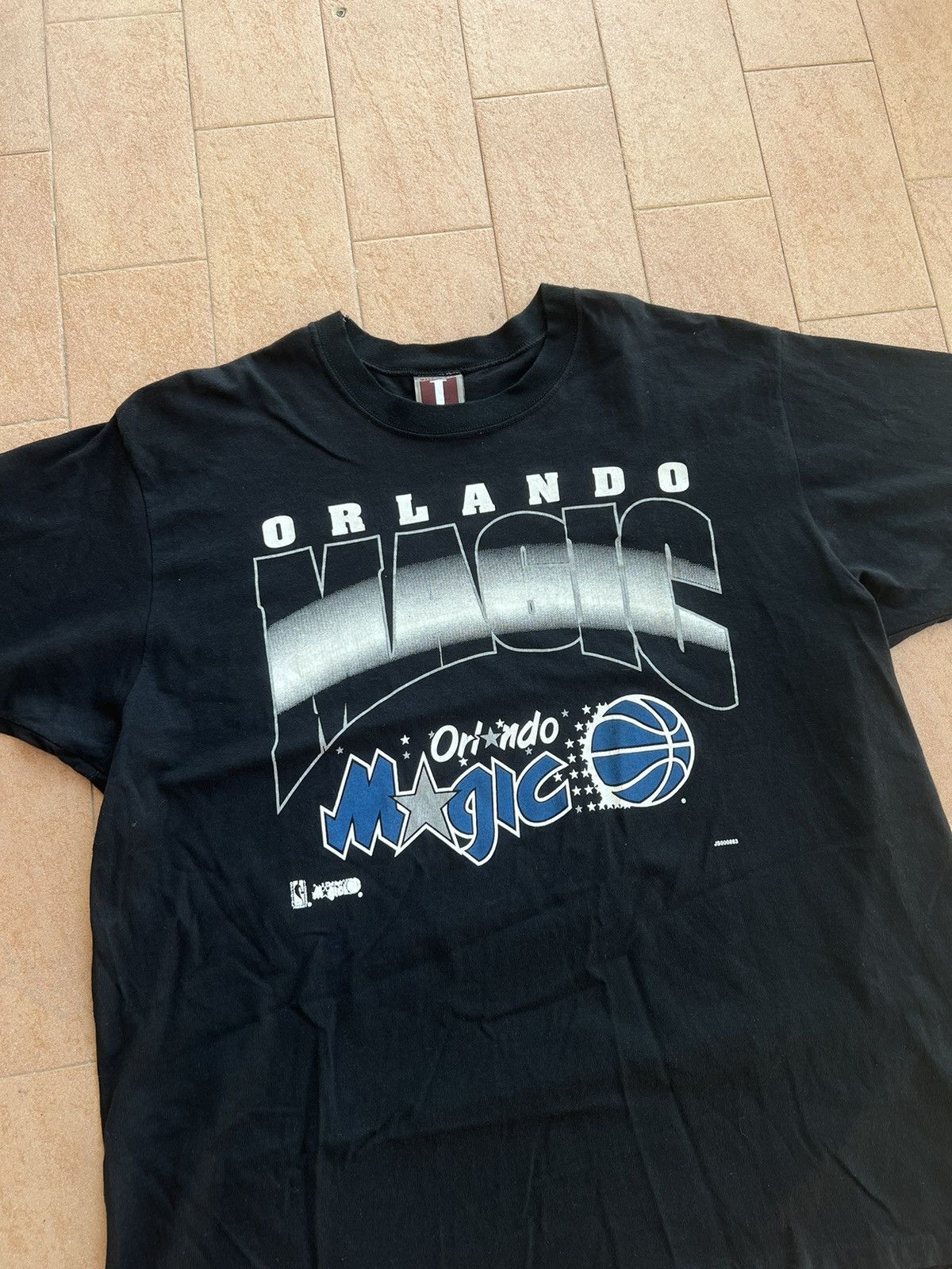 NBA × Vintage Vintage Orlando Magic Made In USA NBA Basketball T-Shirt Size US XXL / EU 58 / 5 - 2 Thumbnail