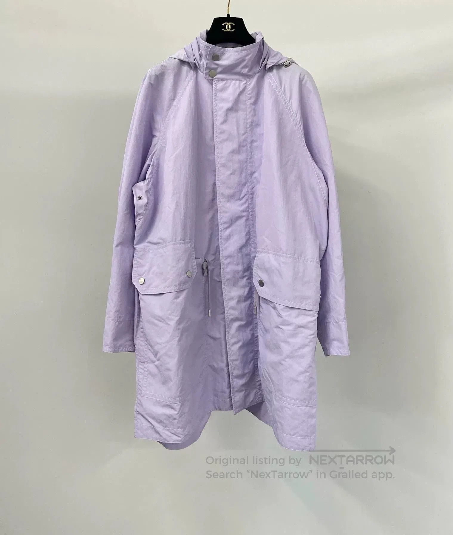 Hermes Hermes Purple Long Trench Coat. Size US M / EU 48-50 / 2 - 1 Thumbnail