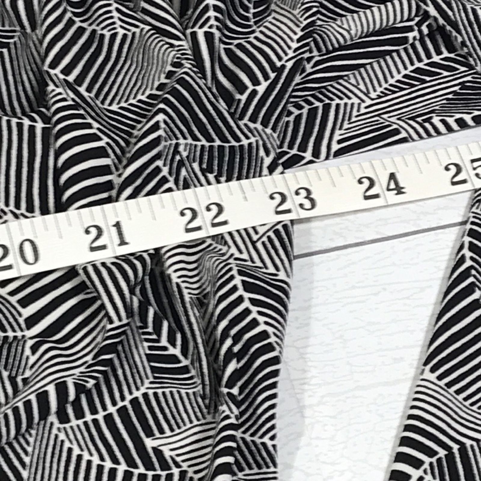 Other AK Ann Klein Black and White Long Sleeve Shirt Size 1X Size XL / US 12-14 / IT 48-50 - 3 Thumbnail