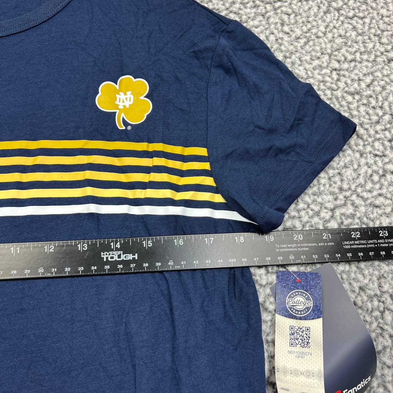 Other Notre Dame Fighting Irish Shirt Women Blue Fanatics New M Size M / US 6-8 / IT 42-44 - 5 Thumbnail
