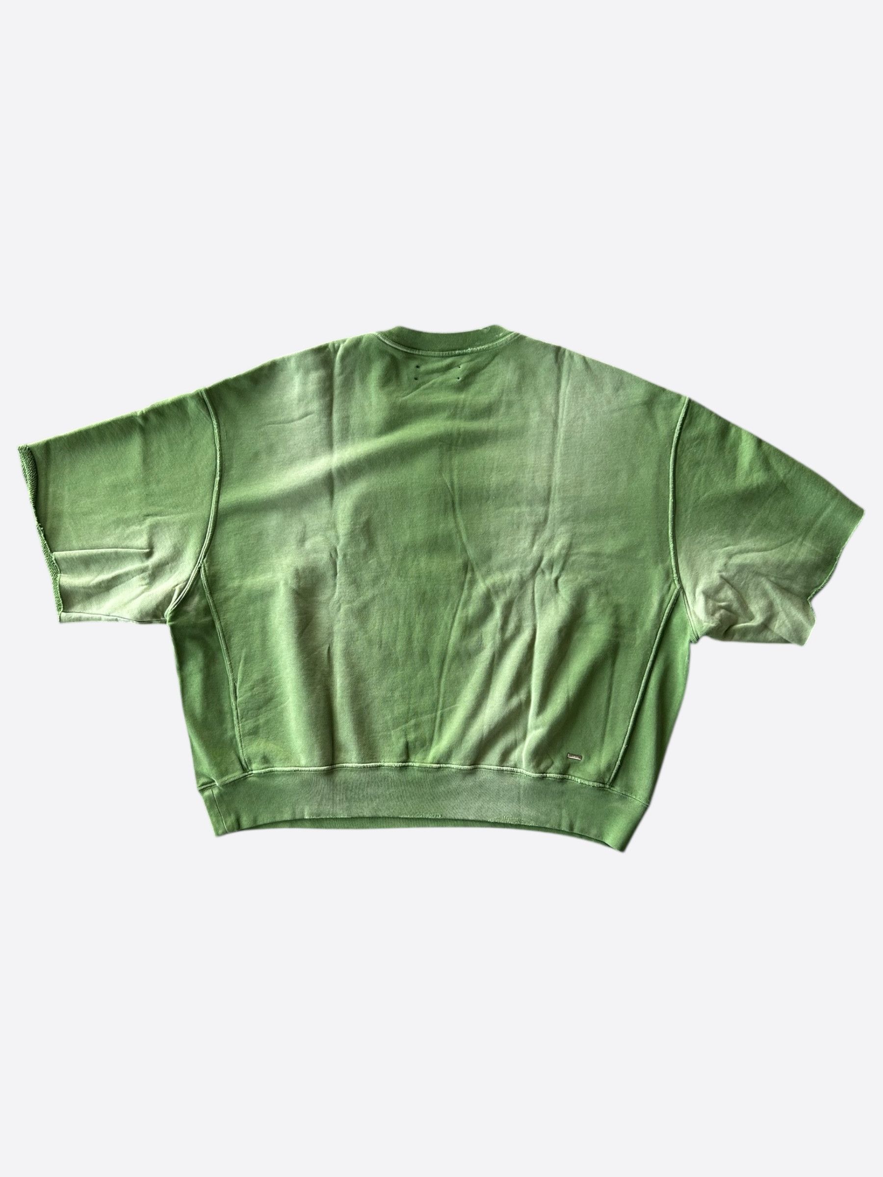 Amiri Amiri Green & Yellow Track Logo Cut Off Sweater Size US XL / EU 56 / 4 - 2 Thumbnail
