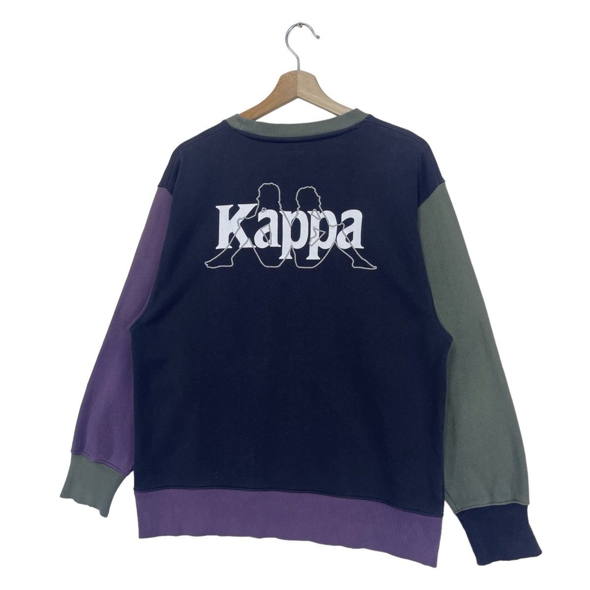 Kappa × Vintage Vintage Kappa Colourblock Sweatshirt Size US M / EU 48-50 / 2 - 3 Thumbnail