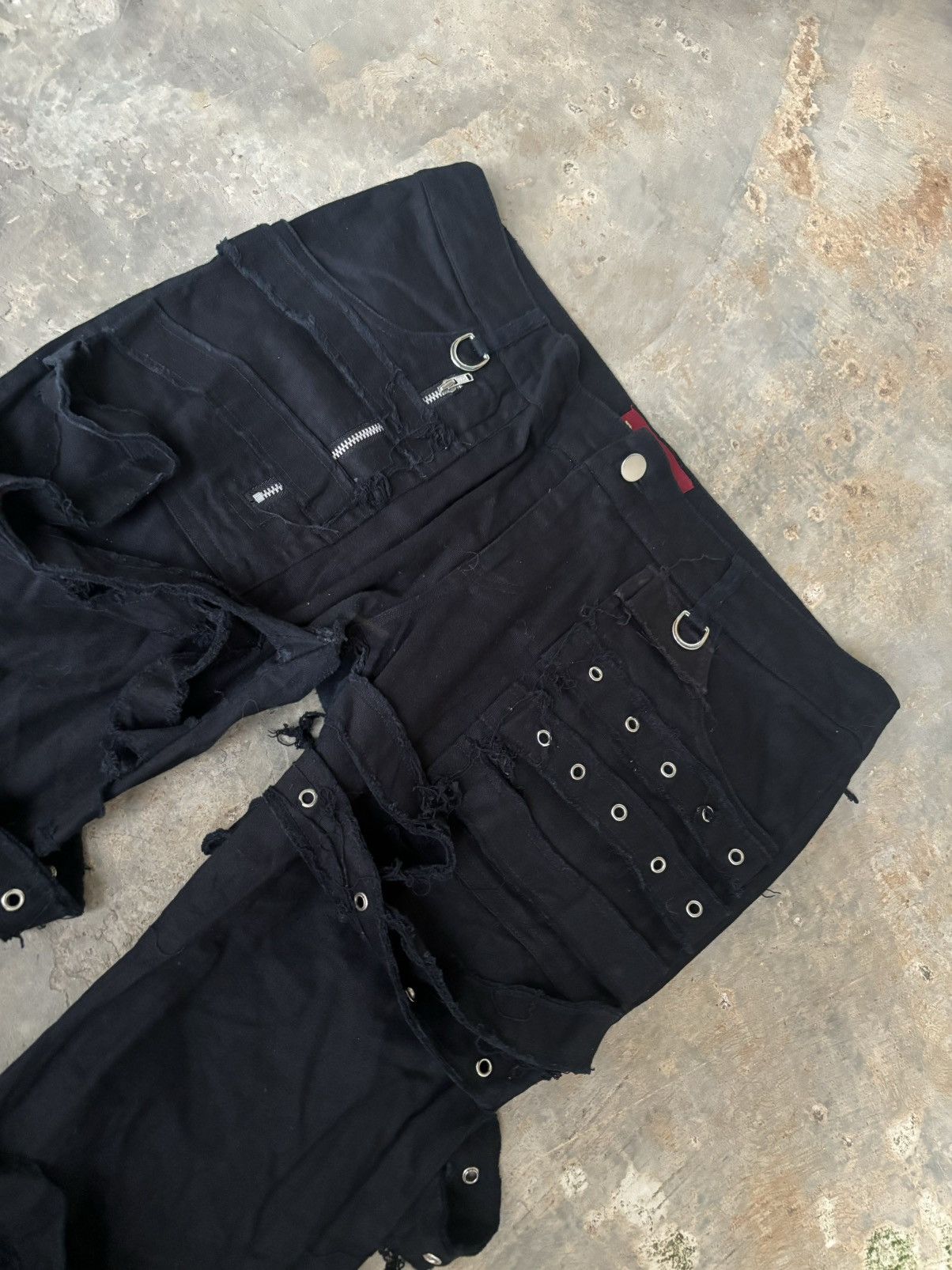 If Six Was Nine Y2k Body Line Ifsixwasnine Lgb Punk Style Pants Size US 34 / EU 50 - 6 Thumbnail
