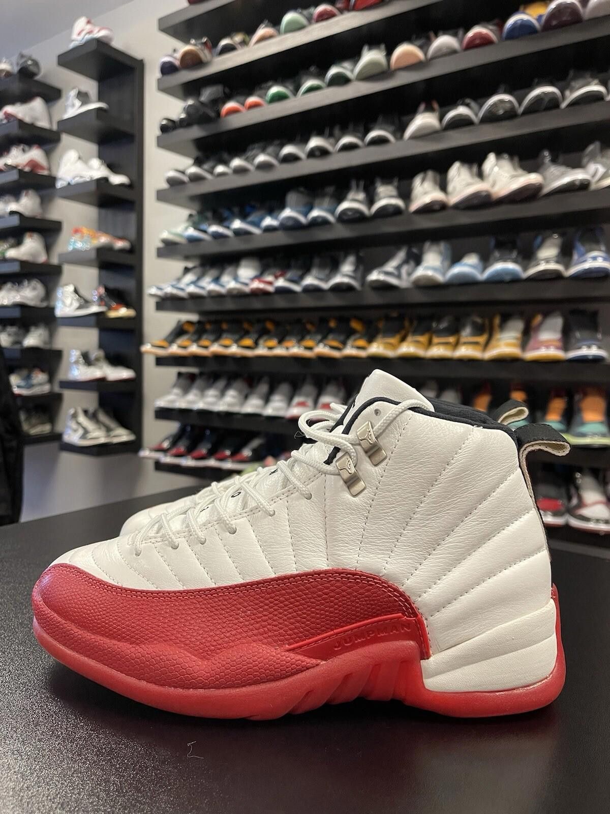 Nike Size 8 - Nike Air Jordan 12 XII OG Cherry 1996 White-Varsity Size US 8 / EU 41 - 1 Thumbnail