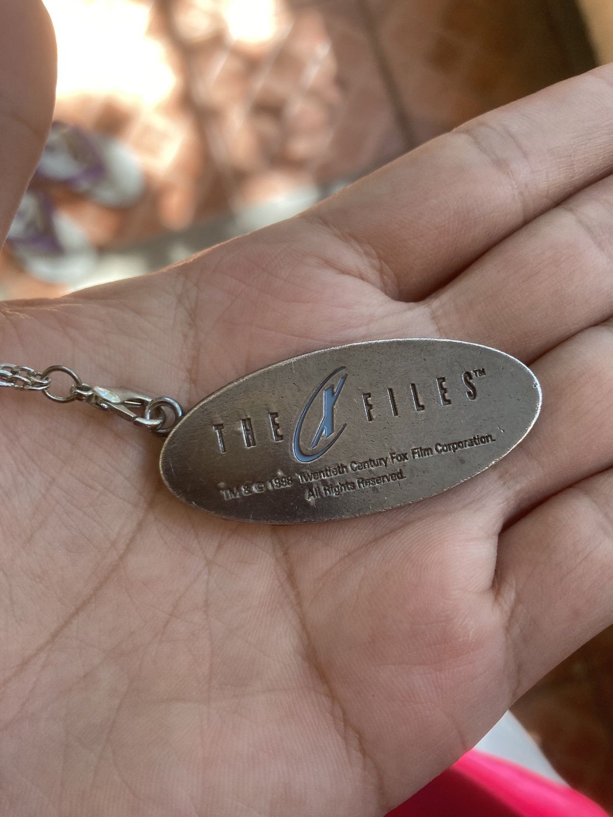 Vintage Necklace The x files 1998