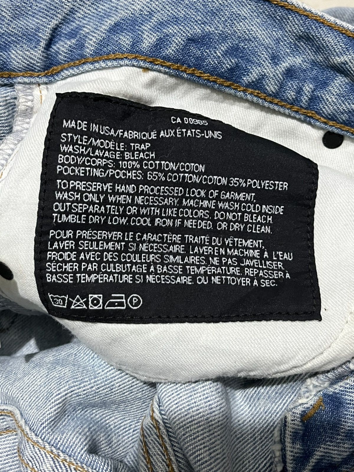 Alexander Wang Alexander wang denim Custom Half Dye Size US 27 - 6 Thumbnail