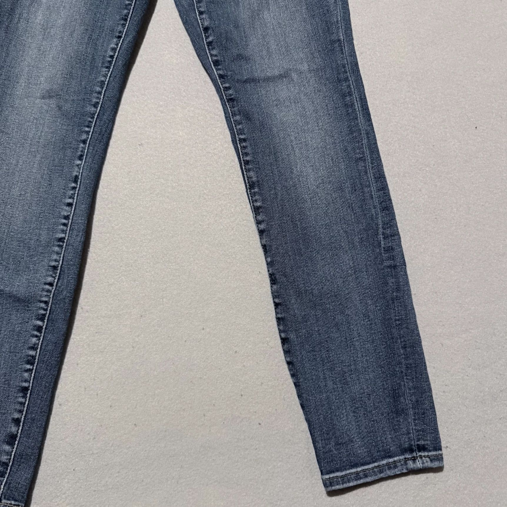 Gap Gap Jeans Women's Blue Denim Stretch Low Rise Skinny 27 Jeans - 27, Slim, 5-Pocket, Regular, Cotton, Gap Size 27" / US 4 / IT 40 - 6 Thumbnail