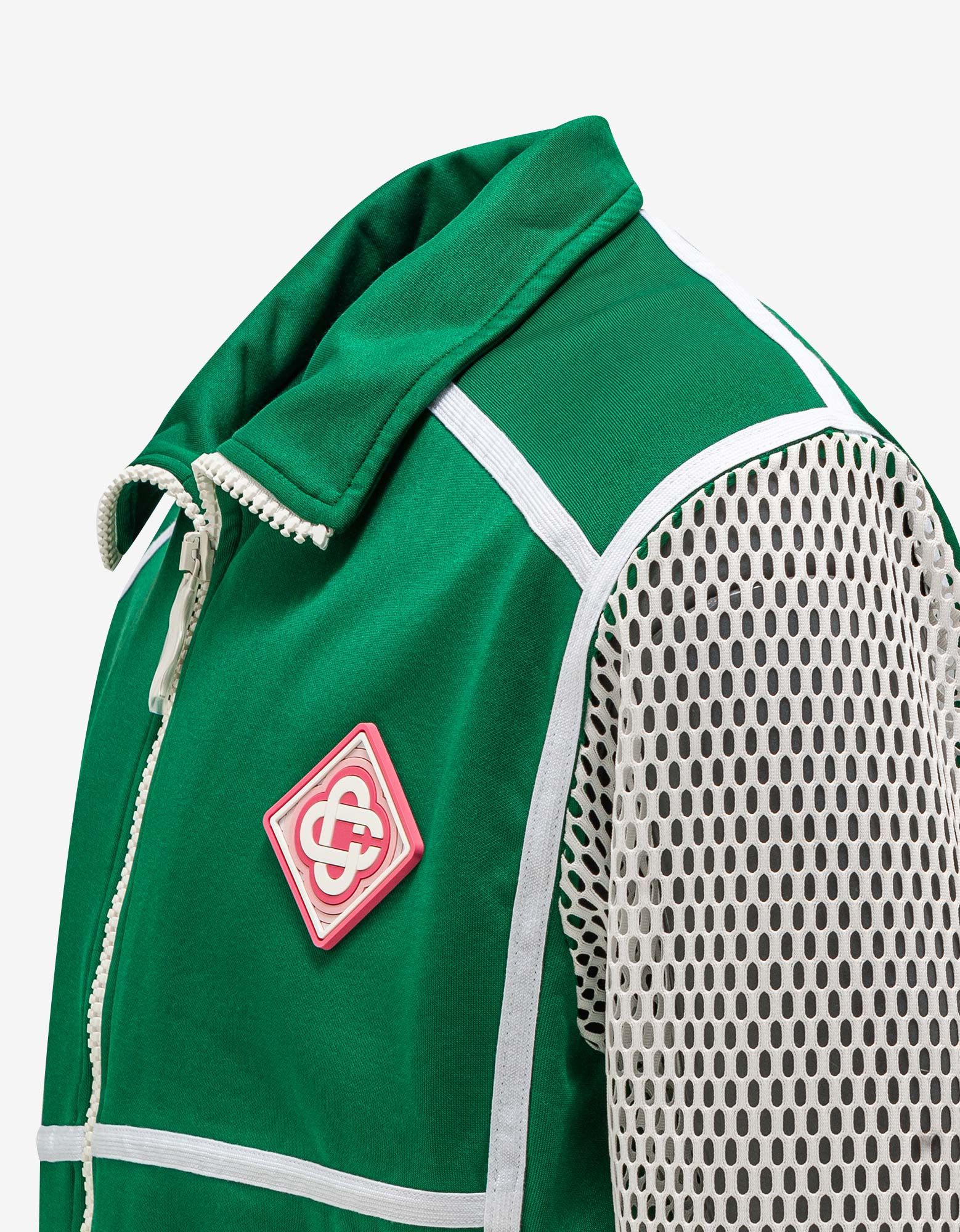 Casablanca Green Interlock Mesh Track Jacket Size US S / EU 44-46 / 1 - 6 Thumbnail