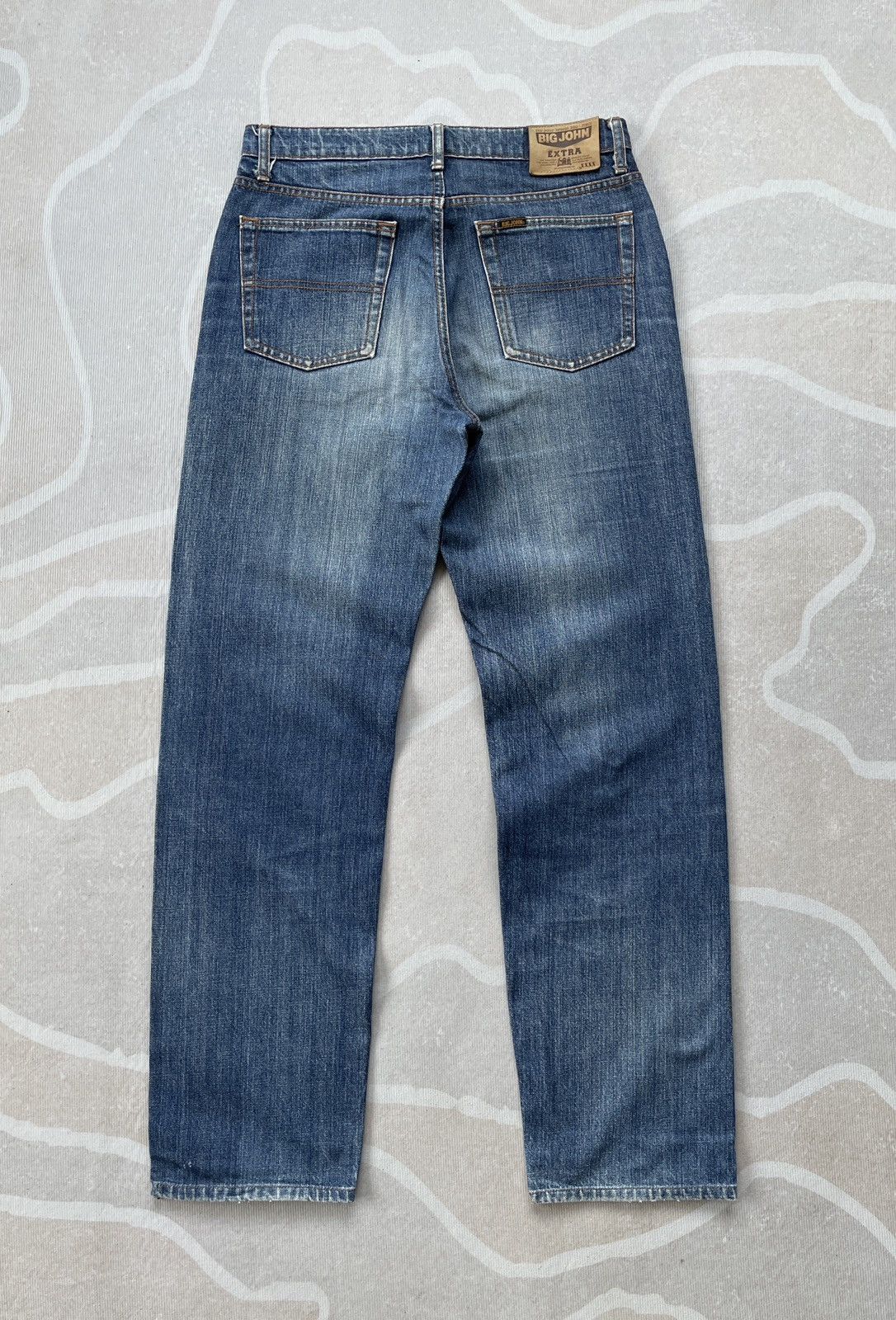 Big John × Vintage Big John Extra Straight Jeans (LG143) Size US 31 - 1 Thumbnail
