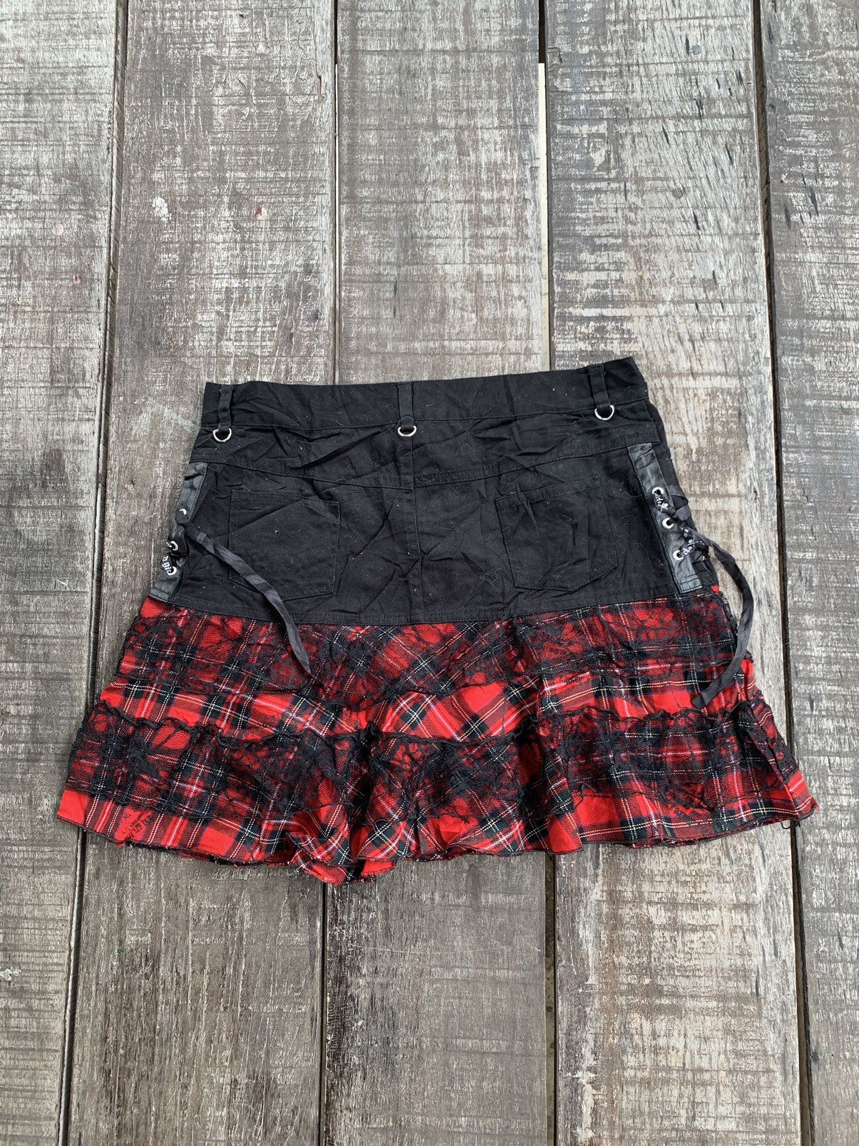 Japanese Brand Mad punk mini skirt nice design Size 31" - 2 Thumbnail