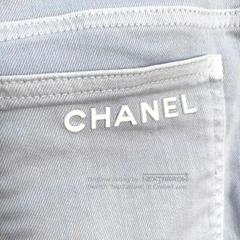 Chanel Chanel Light Blue Women's Denim Pants . Size 23" - 5 Thumbnail