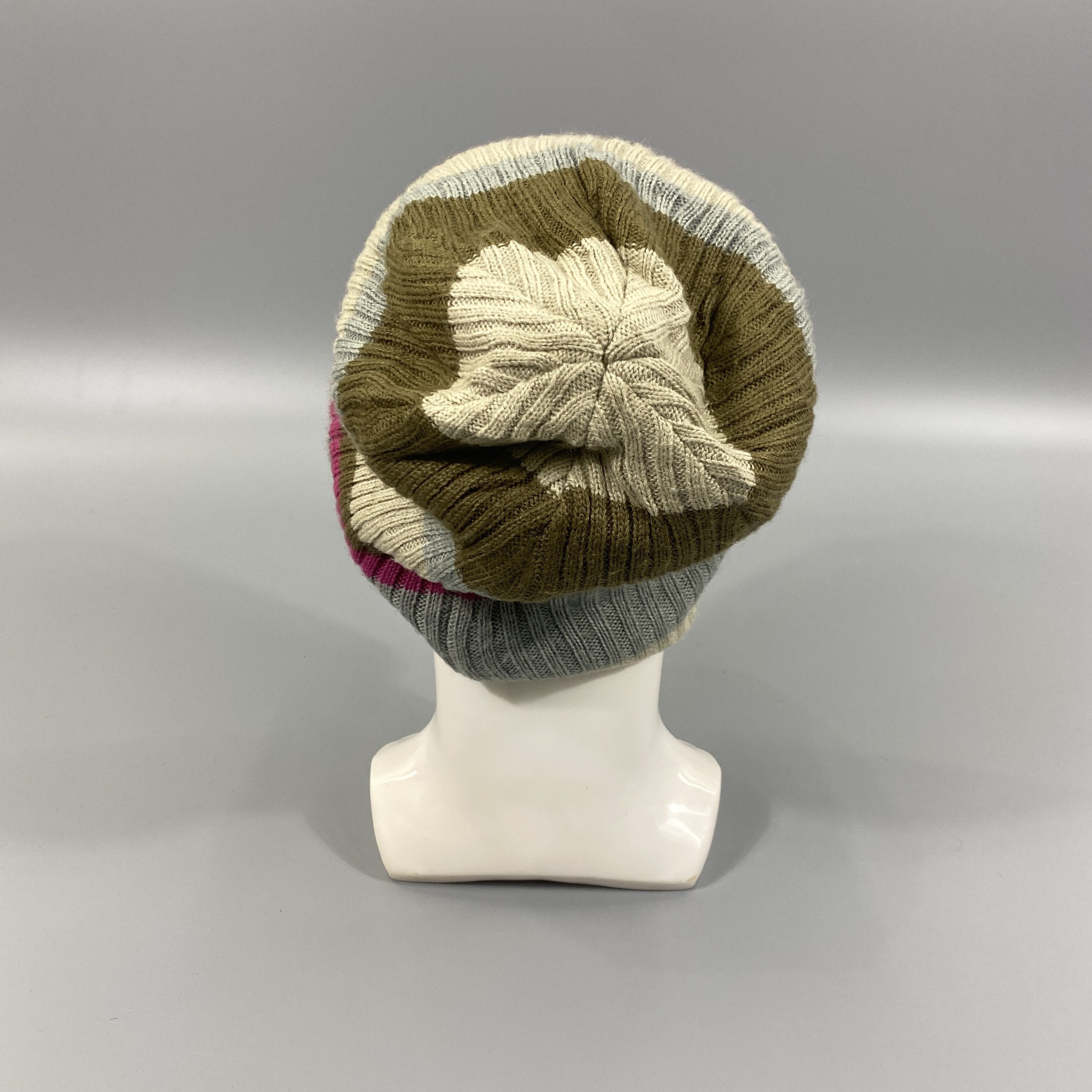 Japanese Brand Radstep Striped Beanie -BN778 Size ONE SIZE - 3 Thumbnail
