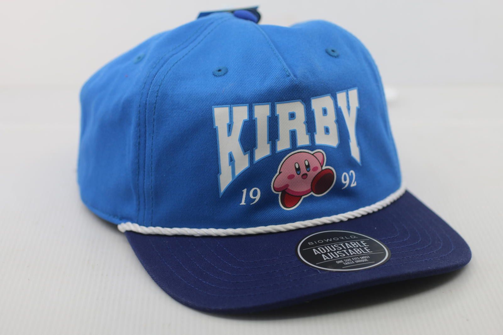 Other Nintendo Kirby 1992 Adjustable Snapback Cap – Bioworld Blue Size ONE SIZE - 1 Thumbnail