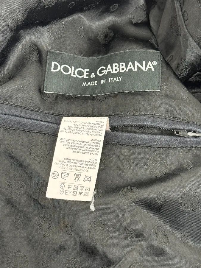 Dolce & Gabbana 2010s Dolce & Gabbana Grey Spiky Wool Zip-Up Jacket Size US M / EU 48-50 / 2 - 10 Thumbnail