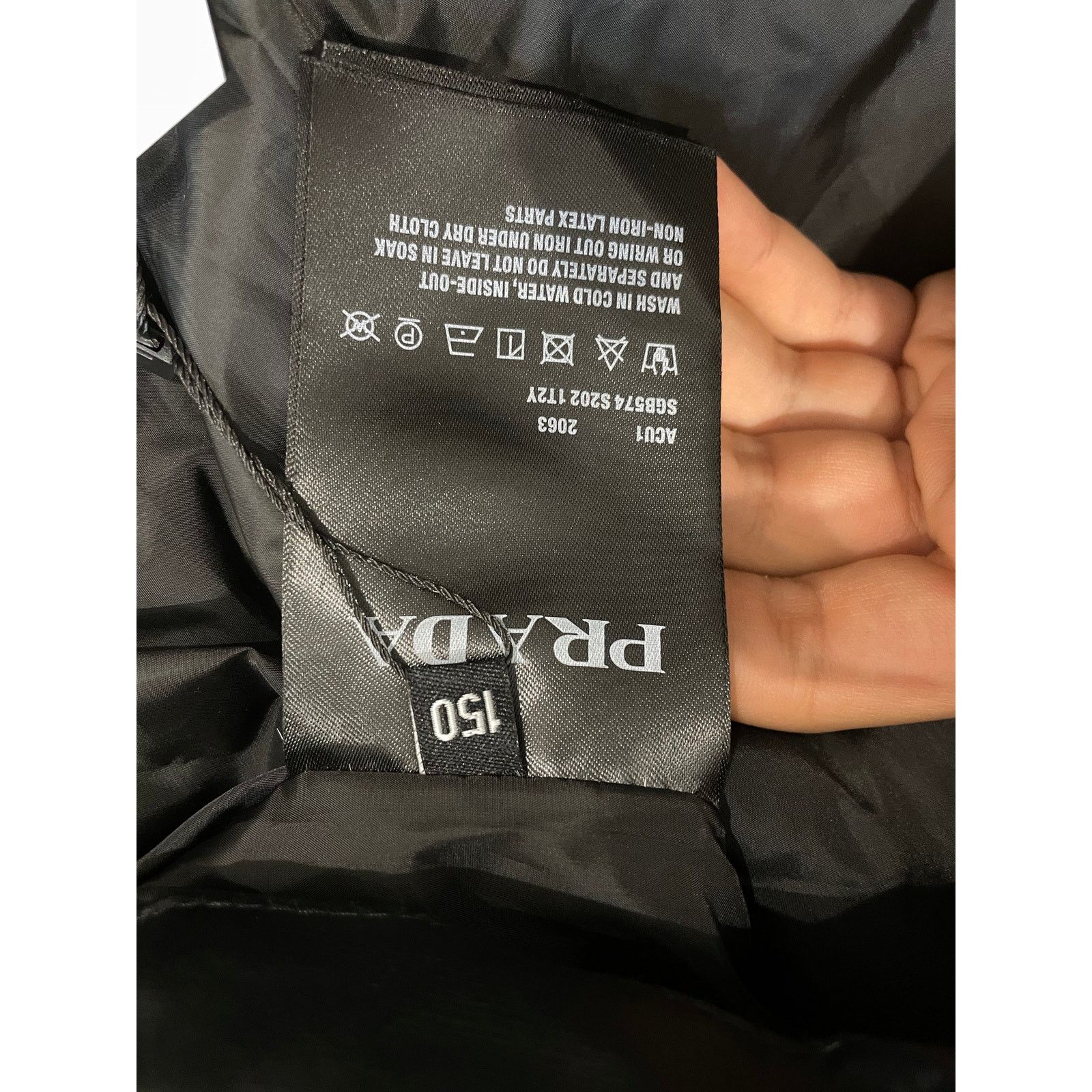 Prada Prada Jacket Black Kids Used 12Y Size US XXS / EU 40 - 3 Thumbnail