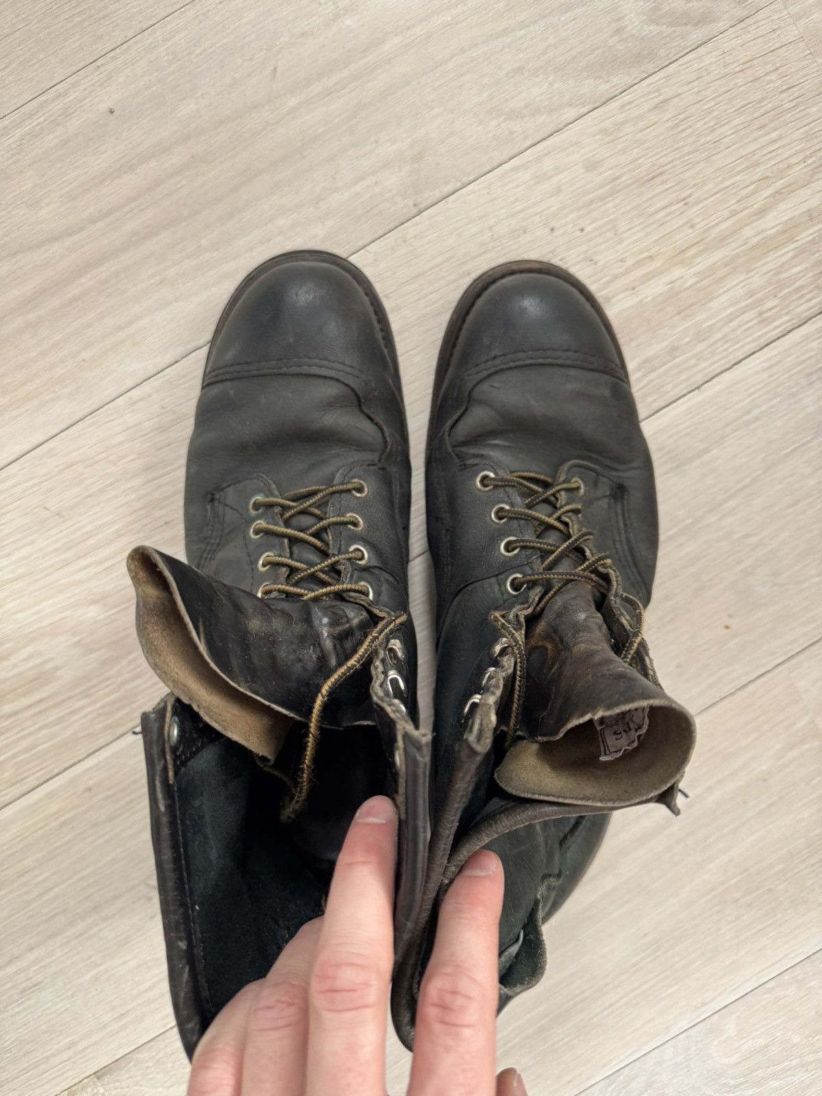 Sears Sears Vintage 60s Steel Toe Logger/ Biker Boots SZ 9.5D Size US 9.5 / EU 42-43 - 4 Thumbnail