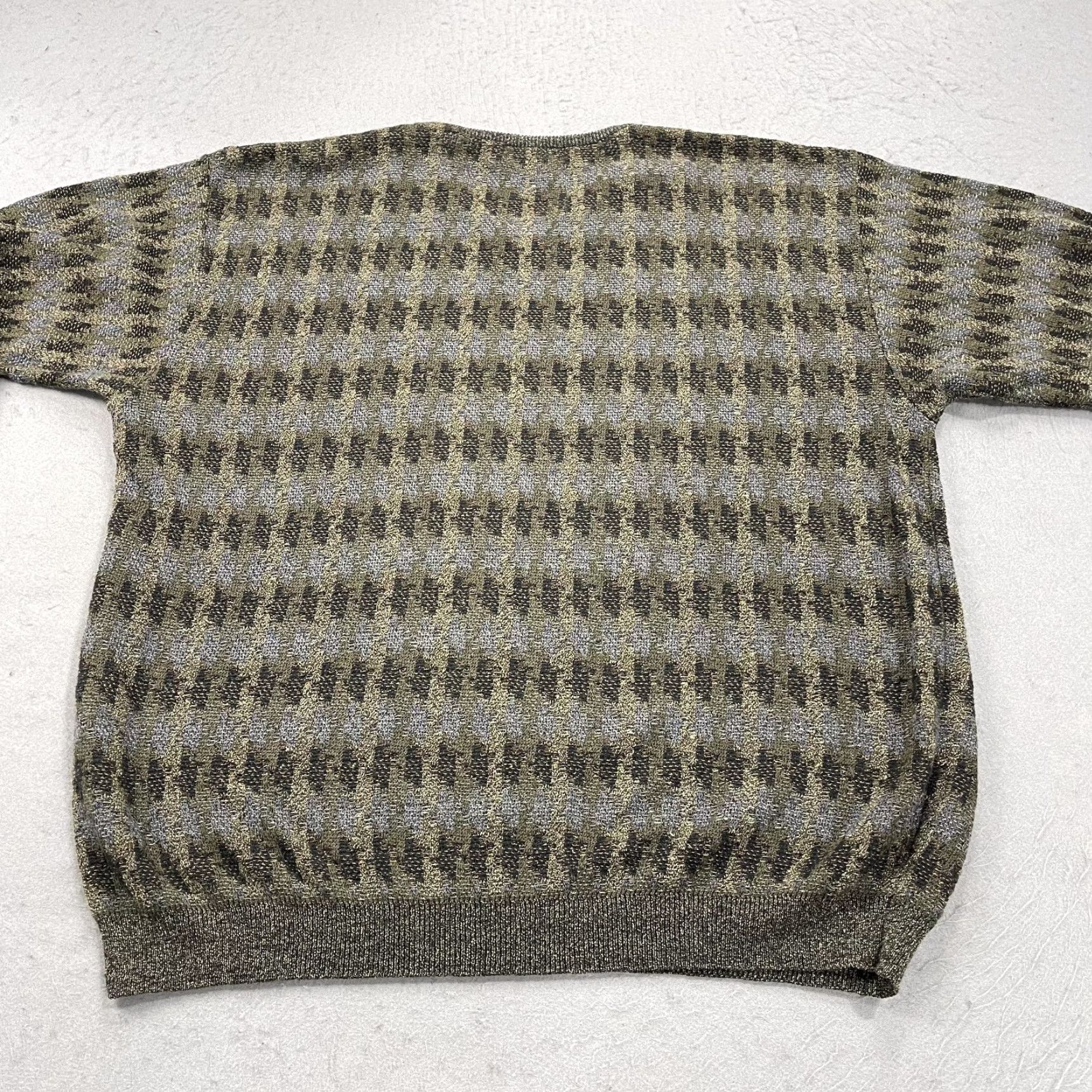 Vintage VINTAGE Tricots St Raphael Sweater Mens Large Brown Grandpa V Neck Knit 90s Size US L / EU 52-54 / 3 - 5 Thumbnail