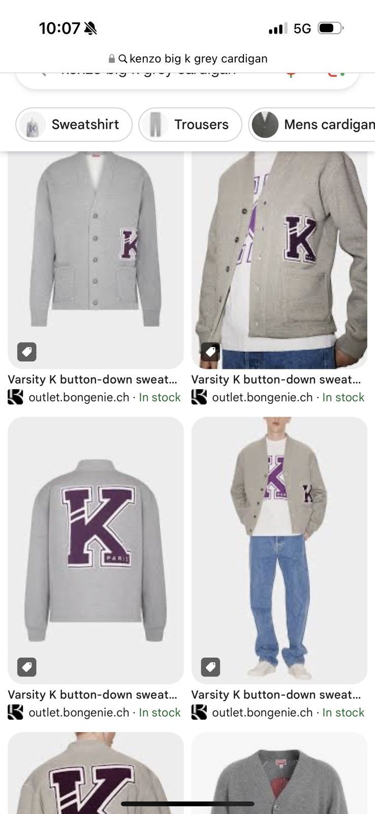 Kenzo KENZO varsity cardigan sweatshirt Tape Measurements in photo Size US S / EU 44-46 / 1 - 24 Thumbnail