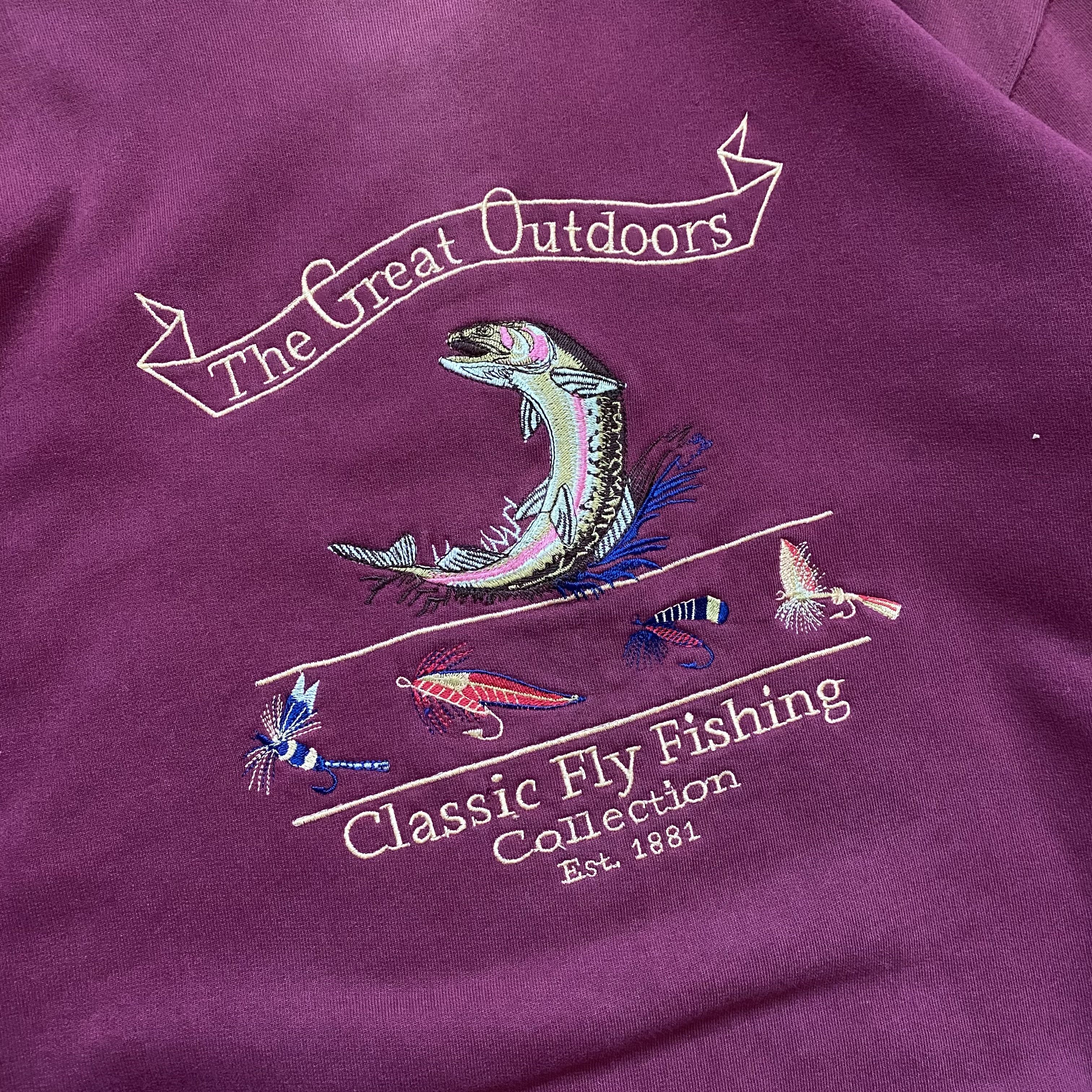 Carhartt Vintage 80s Great outdoors Fishing heavy boxy sweatshirt Size US M / EU 48-50 / 2 - 8 Thumbnail