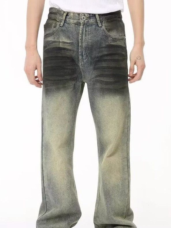 Japanese Brand × Jean Retro straight leg high street jeans Size US 32 / EU 48 - 2 Thumbnail