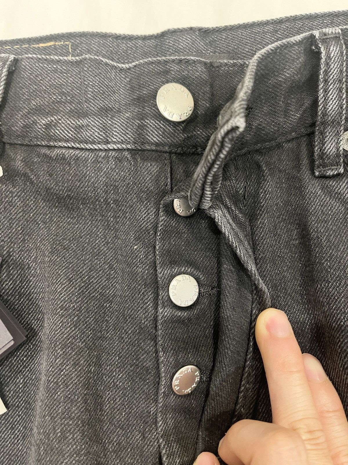 Prada STEAL! 1200$ Prada Runway Bermudas Denim Shorts (Brand New) Size US 30 / EU 46 - 8 Thumbnail