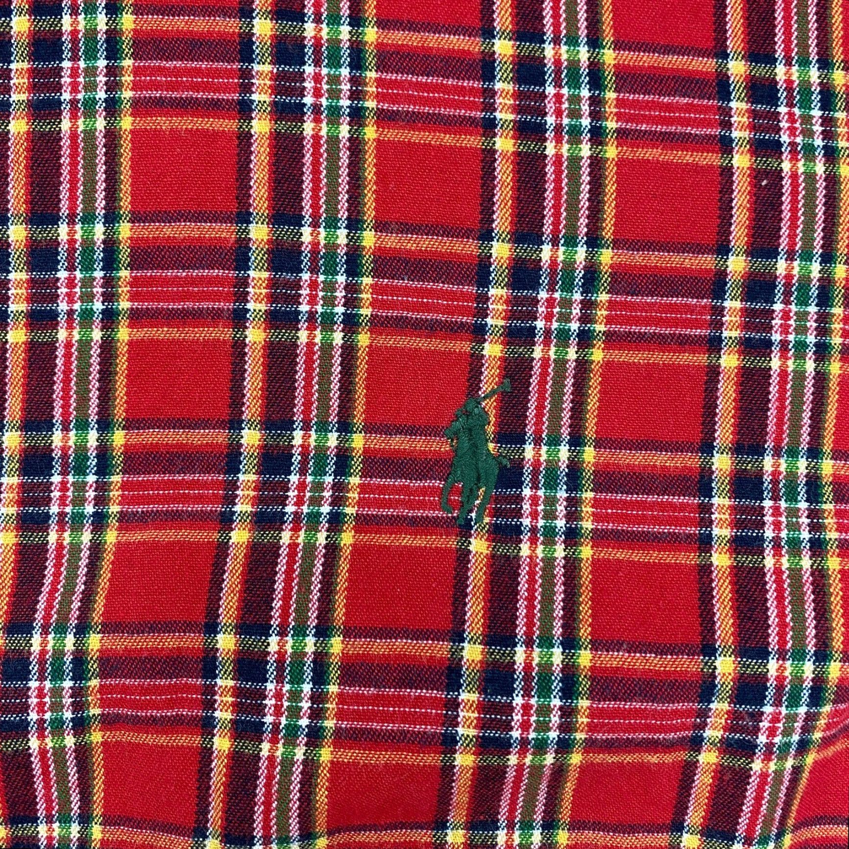 Ralph Lauren Ralph Lauren Button Down Flannel Shirt Mens XL Red Plaid Classic Fit Heavyweight Size US XL / EU 56 / 4 - 4 Thumbnail