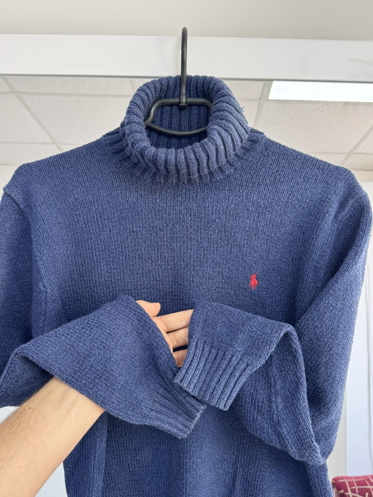 Polo Ralph Lauren Vintage Polo Ralph Lauren Sweater Cotton RL Rare Blue Mens L Size US L / EU 52-54 / 3 - 11 Thumbnail