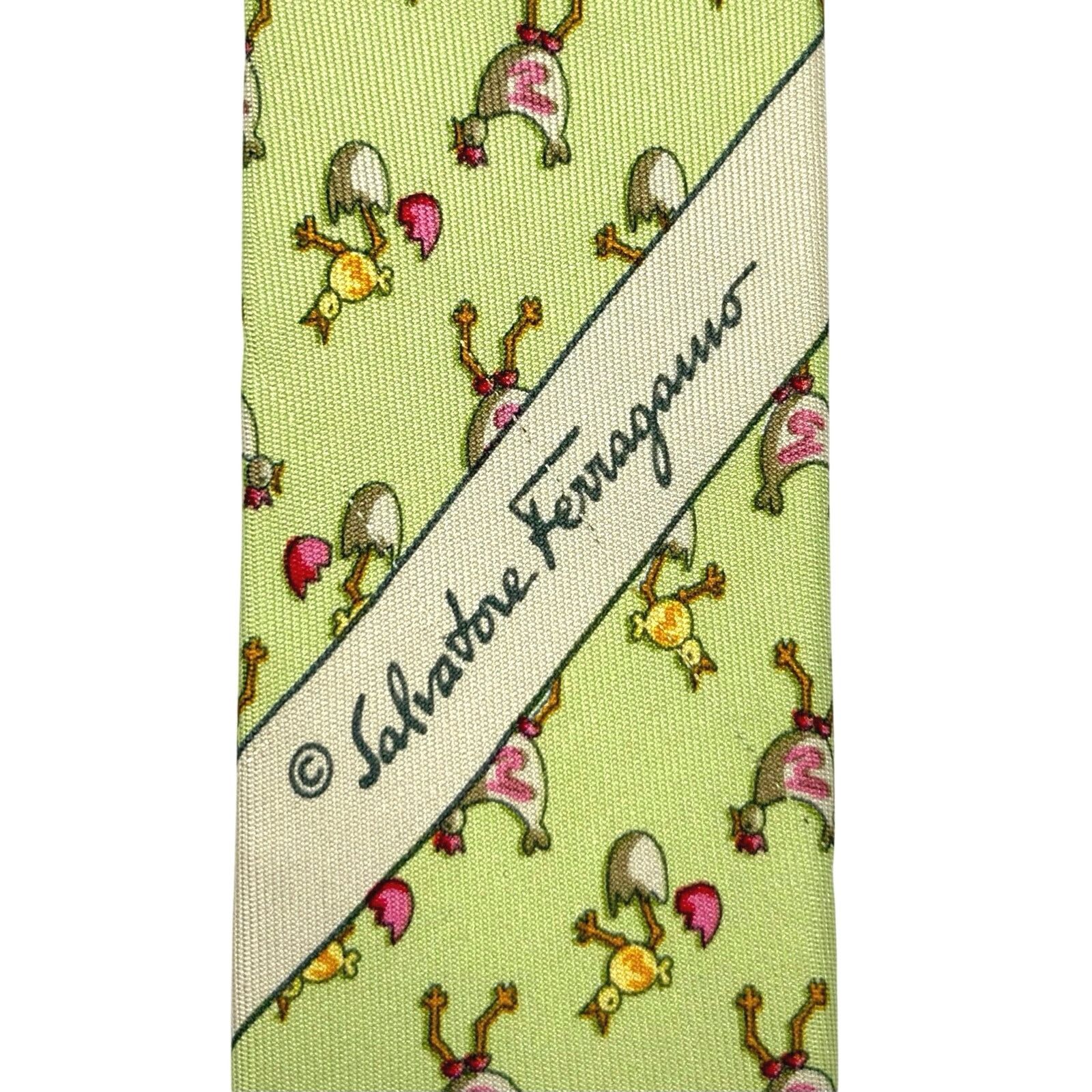 Salvatore Ferragamo Salvatore Ferragamo ‘Chicken’ Tie Size ONE SIZE - 2 Thumbnail