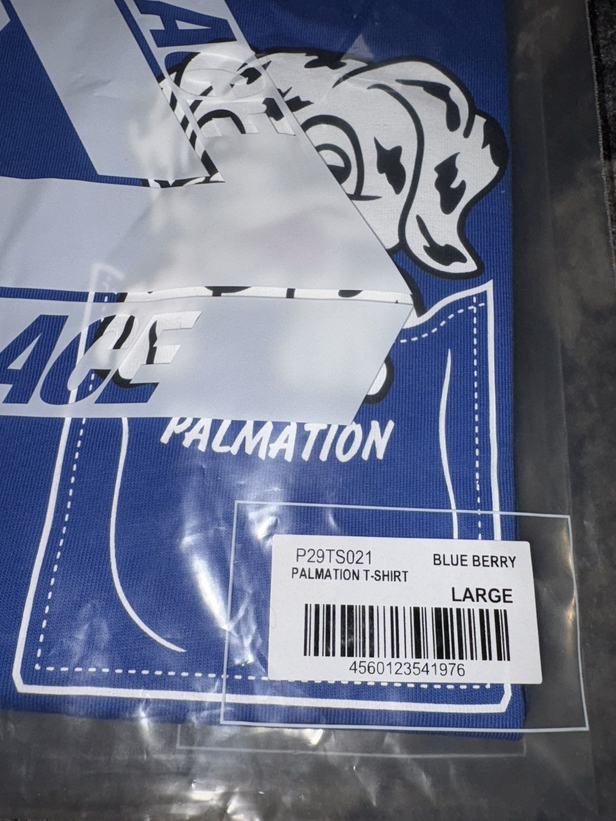 Palace Palace Palmation T-Shirt Blue Size US L / EU 52-54 / 3 - 3 Thumbnail