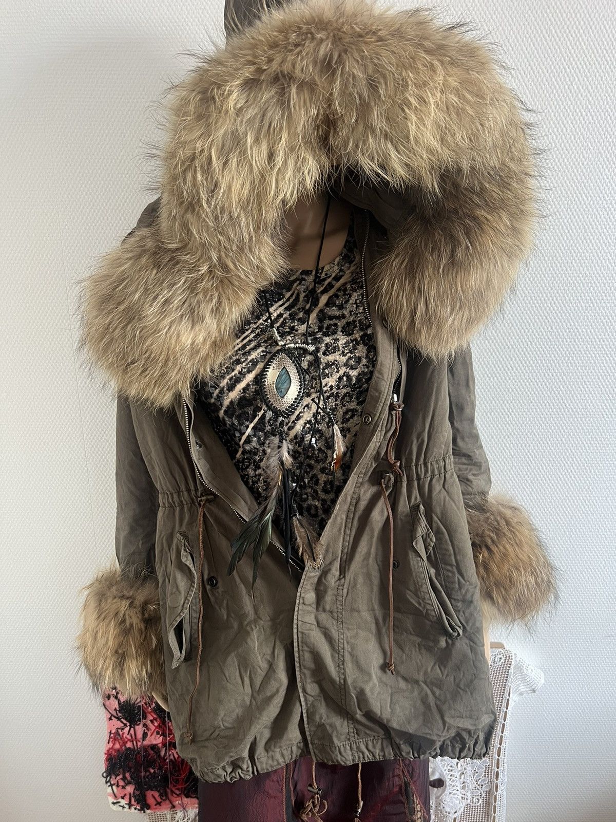 Japanese Brand Fur jacket “panaji” Size M / US 6-8 / IT 42-44 - 1 Thumbnail