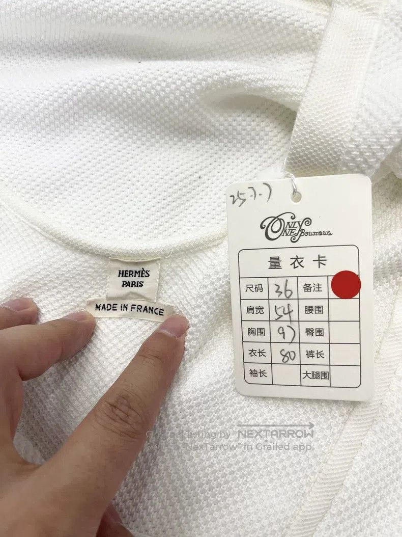 Hermes Hermes White sleeveless dress Size XS / US 0-2 / IT 36-38 - 3 Thumbnail