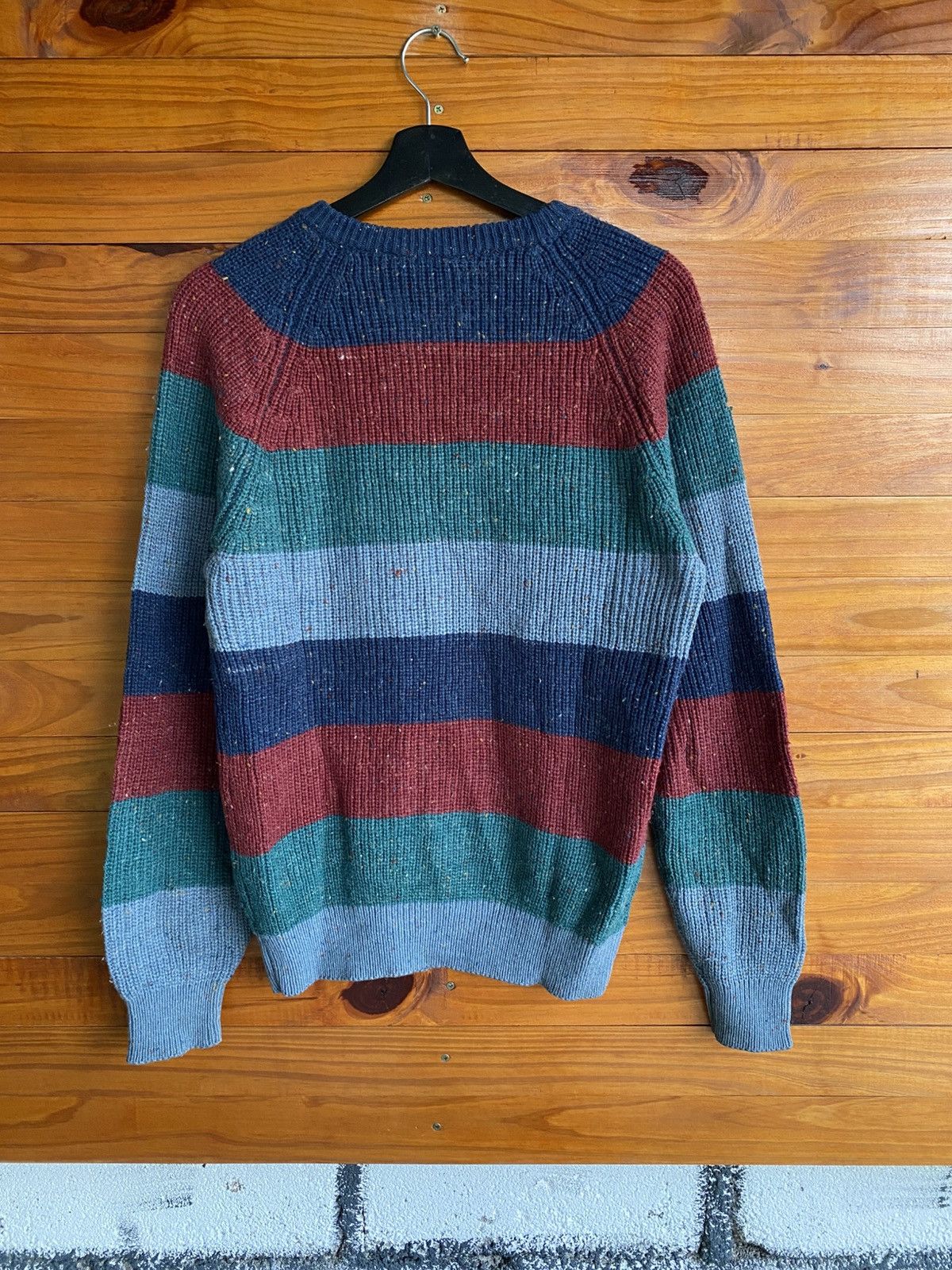 Vintage Vintage The Sundays Sportswea Striped Knit Sweater Speckled Size US S / EU 44-46 / 1 - 8 Thumbnail