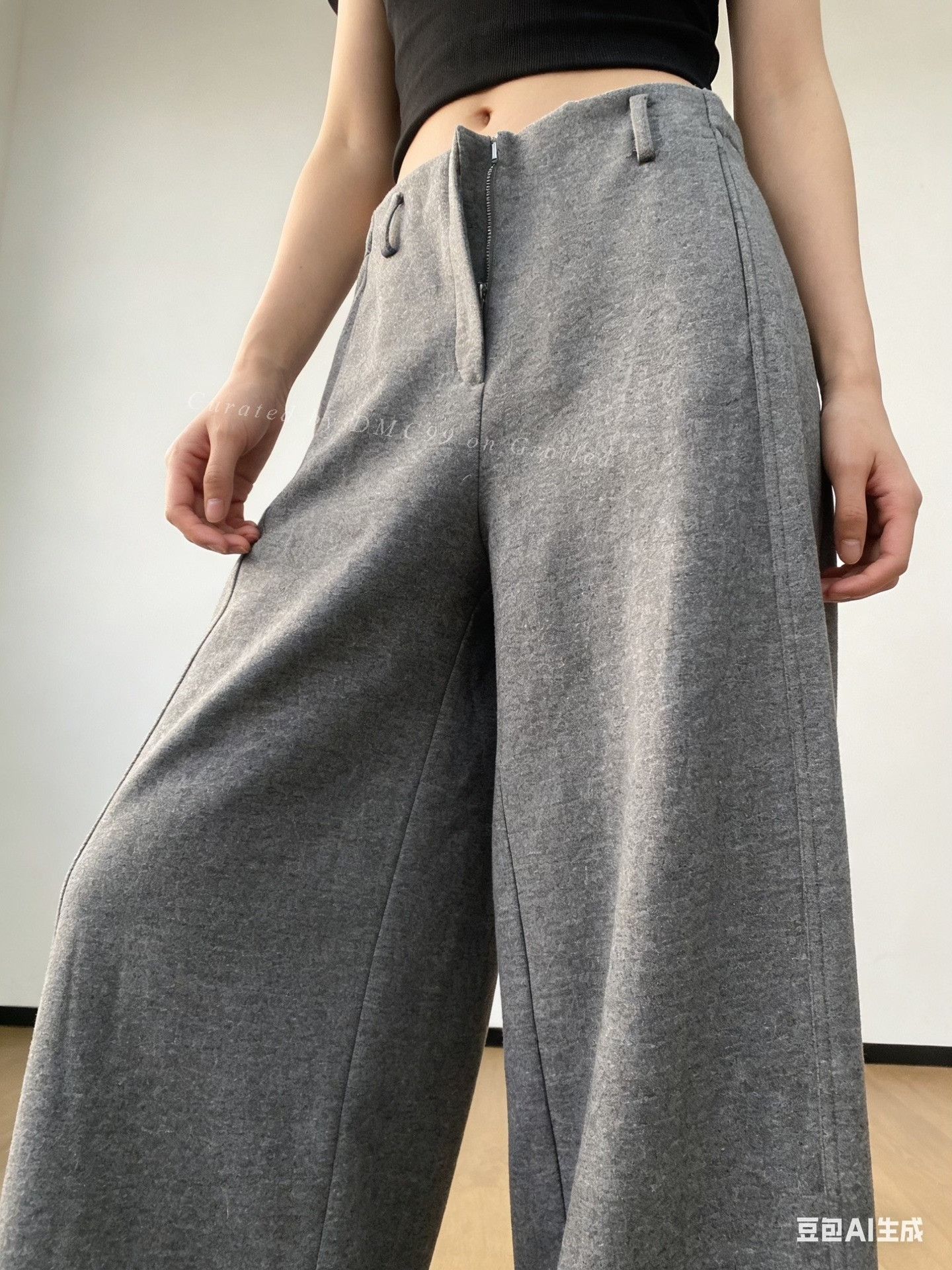 Auralee Suran Wool Knit Straight-Leg Pants Size 28" / US 6 / IT 42 - 1 Thumbnail