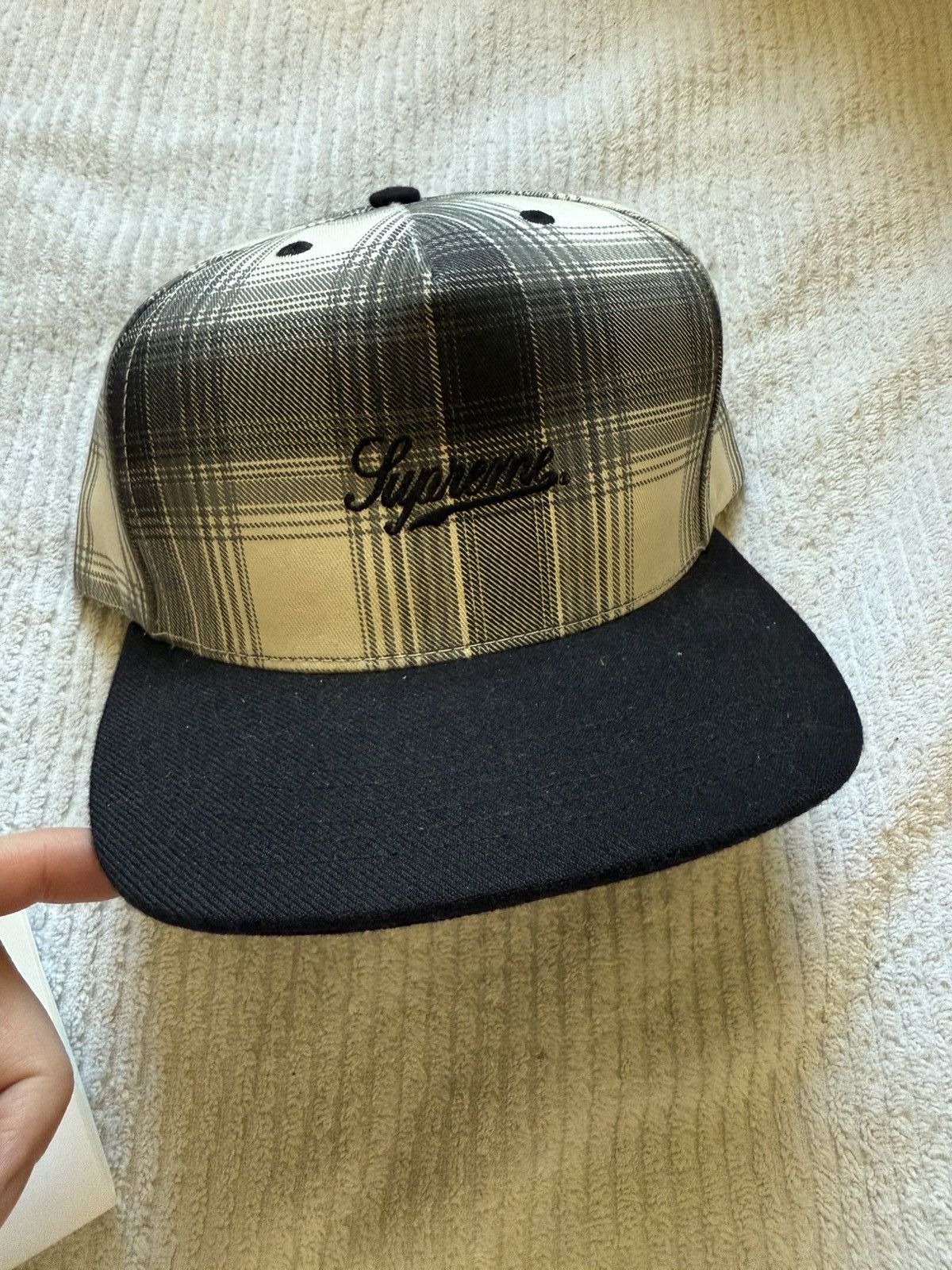 Supreme Plaid Hat | Grailed