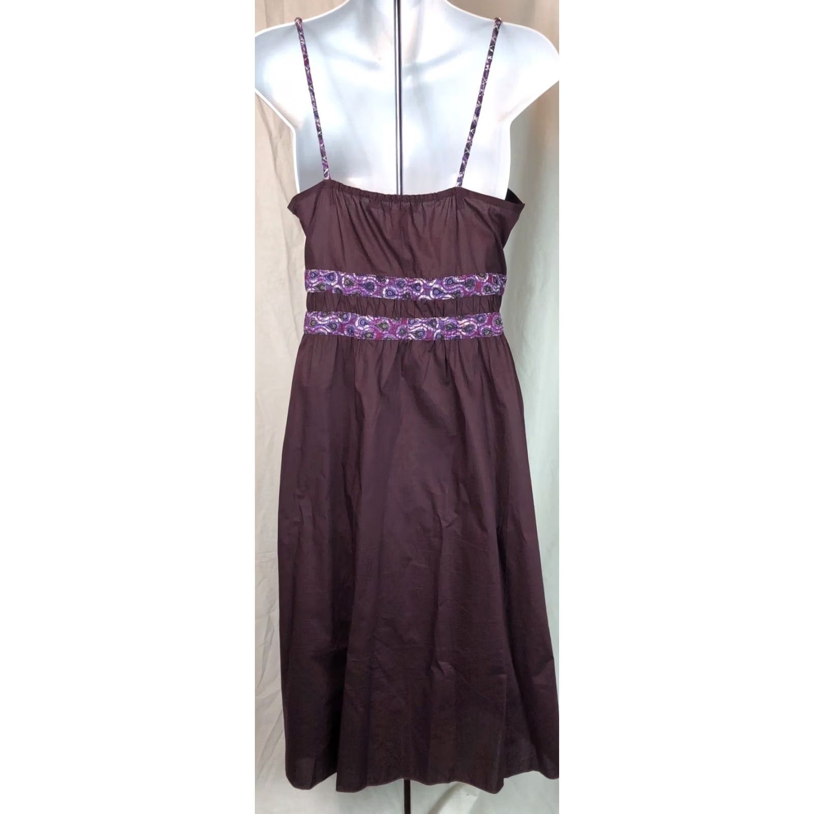 Old Navy VINTAGE Old Navy Midi Slip Dress M Purple 90s Y2K Whimsigoth Beac h Gothic Coquette 2000s? Size M / US 6-8 / IT 42-44 - 5 Thumbnail