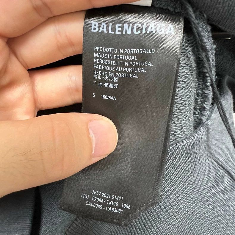 Balenciaga Balenciaga Embroidered coke gray hoodie Size US S / EU 44-46 / 1 - 5 Thumbnail