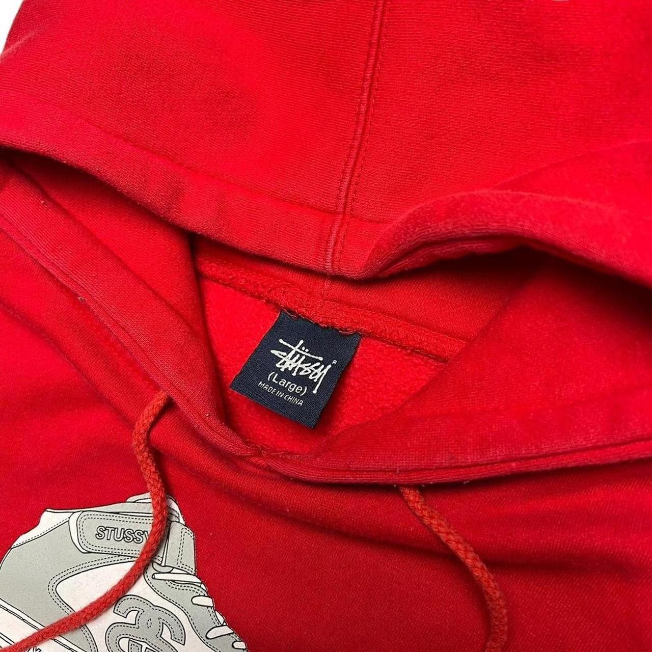 Stussy Vintage 2000s Red Stussy Air Force Hoodie - Large Size US L / EU 52-54 / 3 - 4 Thumbnail