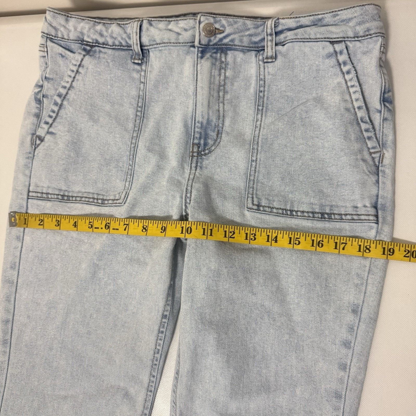 Other No Boundaries Jeans Porkchop Flare Light Wash Y2K Western Size 36" / US 14 / IT 50 - 7 Thumbnail