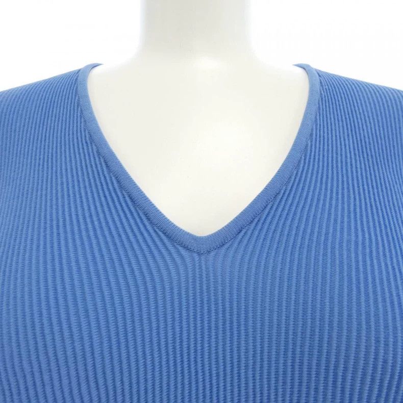 Issey Miyake Issey Miyake size:3 Blue and white pleated top Size M / US 6-8 / IT 42-44 - 3 Thumbnail
