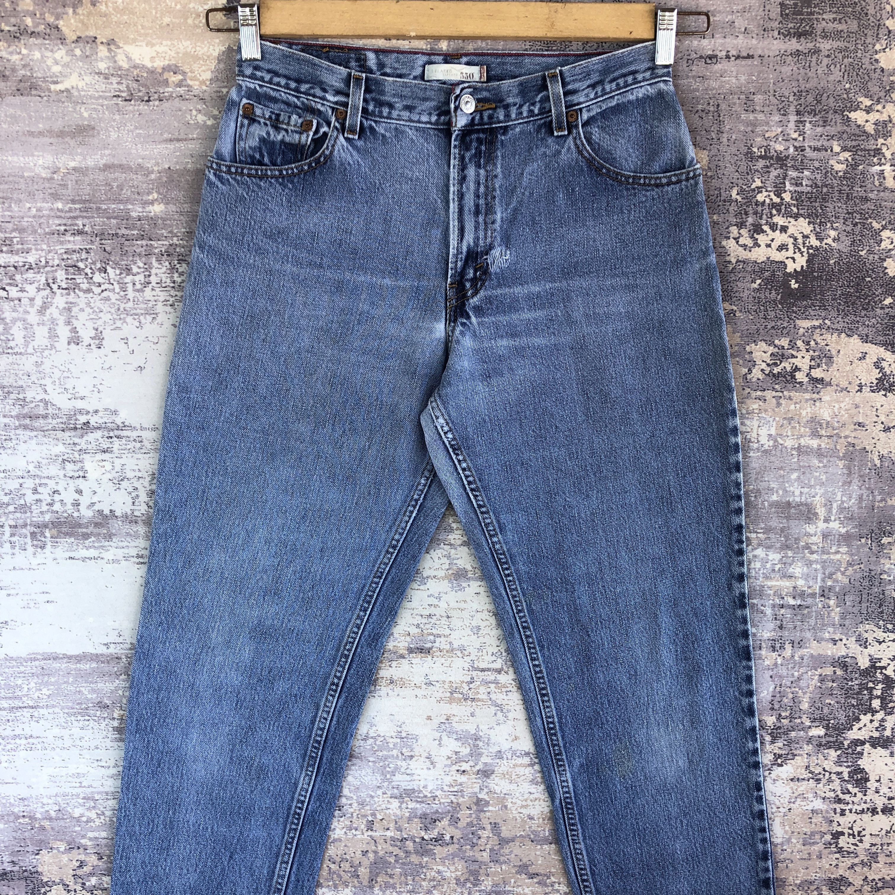 Levi's Vintage Levis 550 Faded Jeans Tapered Light Wash Denim Size 28" / US 6 / IT 42 - 3 Thumbnail