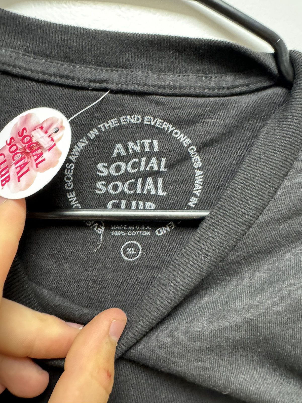 Anti Social Social Club Anti social social club dissociative T shirt Size US XL / EU 56 / 4 - 3 Thumbnail