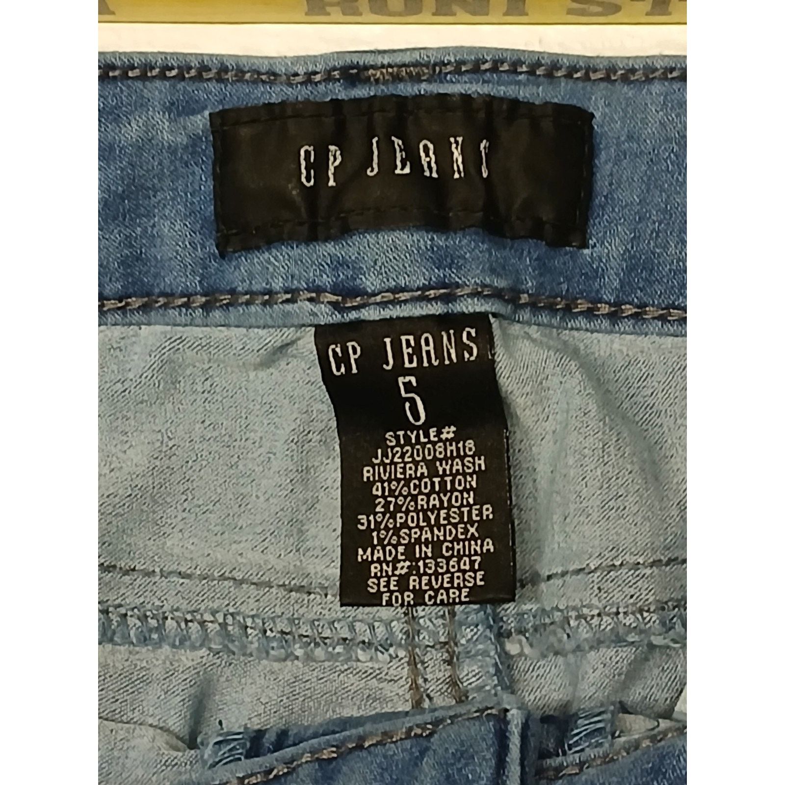 Other CP Jeans (5) Blue Skinny Stretch Dress Casual Jeans/Pants Size 25" / US 0 / IT 36 - 7 Thumbnail