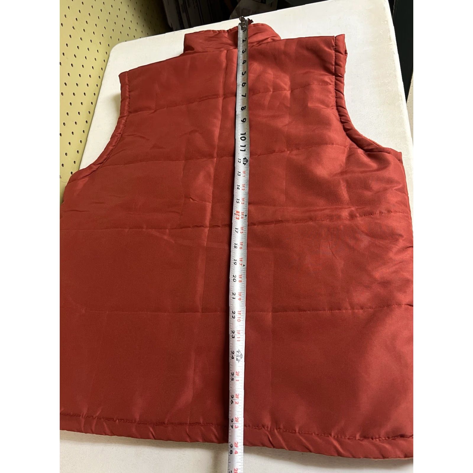 Vintage Mens Medium Mountain Lodges Of Peru Orange Best Ski Hike Reversible Vest Size US M / EU 48-50 / 2 - 8 Thumbnail
