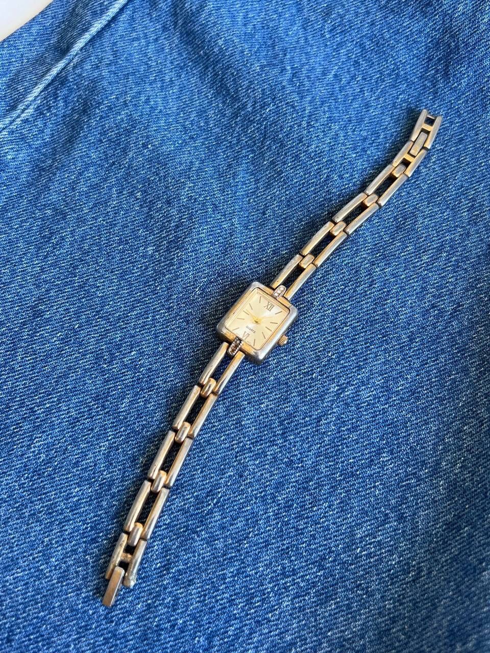 Japanese Brand × Vintage Vintage chain link beautiful watch 00s Japanese bracelet Size ONE SIZE - 6 Thumbnail