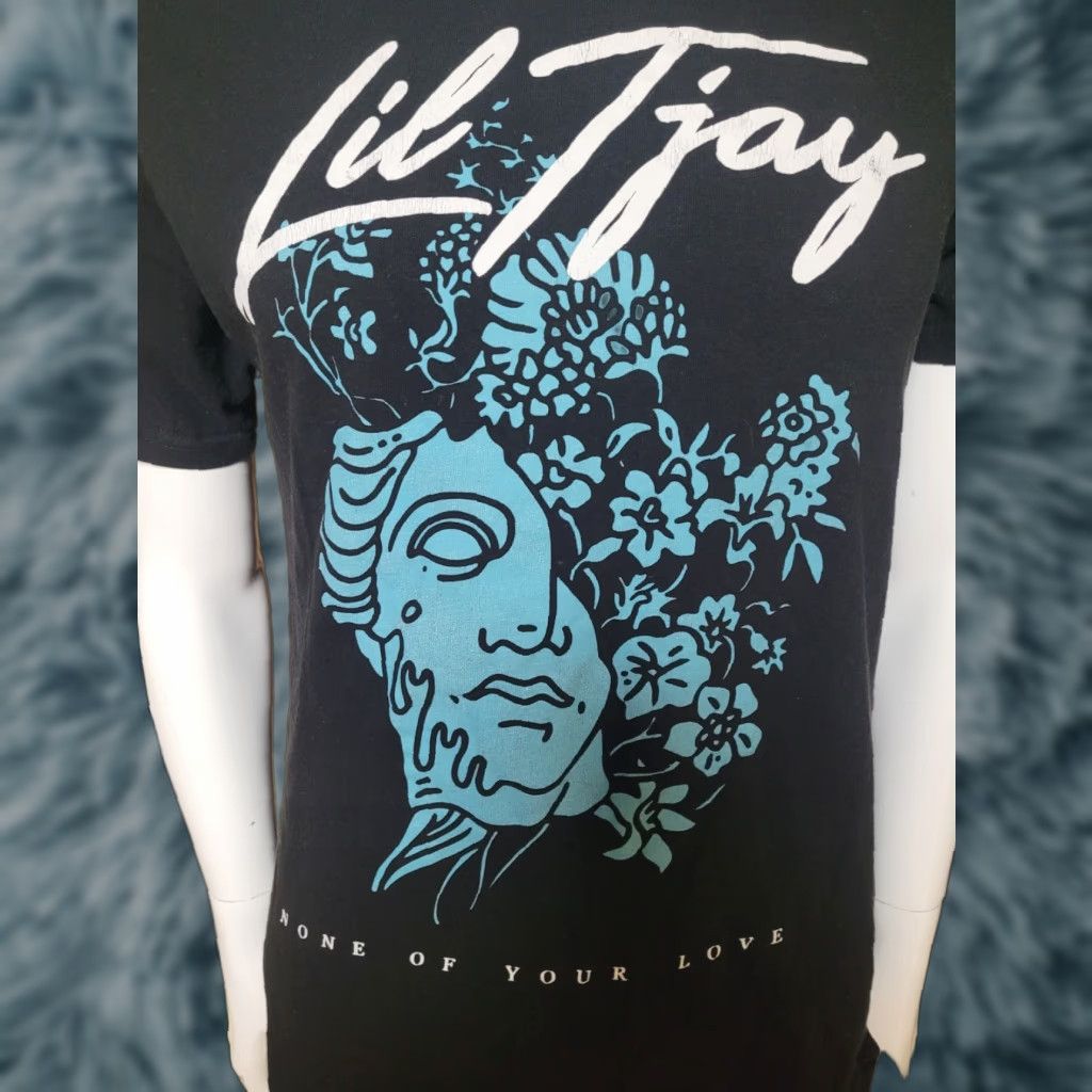 Vintage Lil Tjay T Shirt Medium Black Hip Hop Graphic Tee Men Size US M / EU 48-50 / 2 - 1 Thumbnail