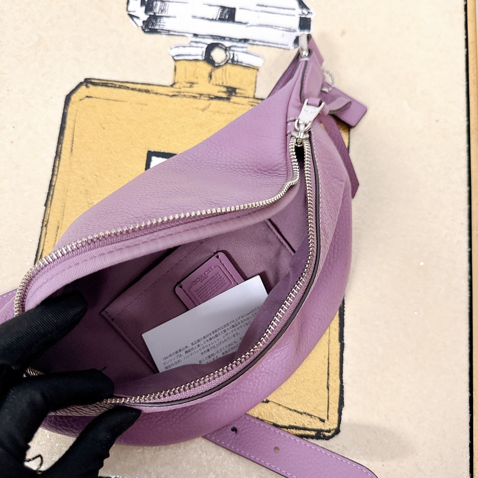 Coach Coach F48738 Pebble Leather Belt Bag Size ONE SIZE - 7 Thumbnail