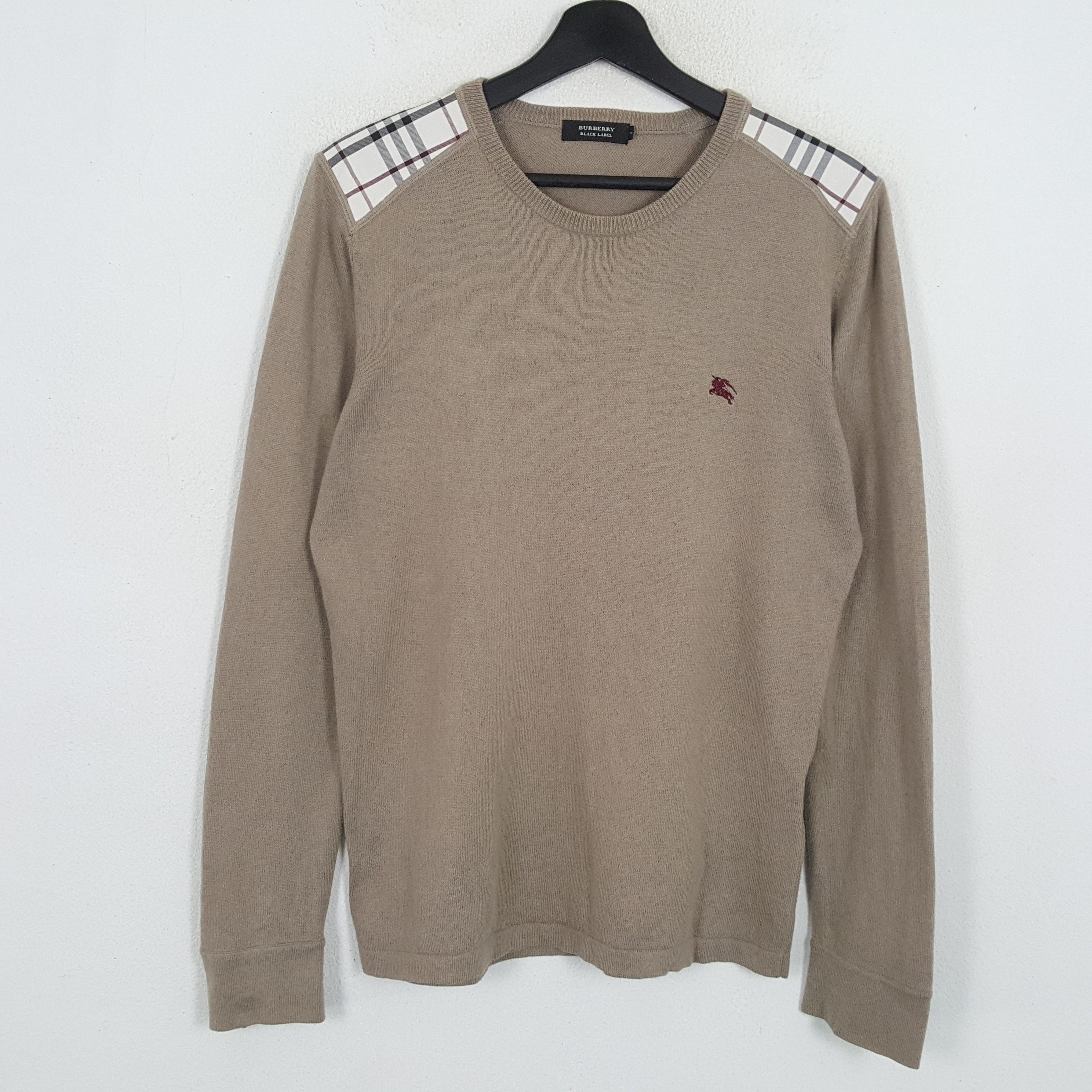 Burberry × Vintage BURBERRY BLACK LABEL Small Logo Long Sleeve Tshirt Size US M / EU 48-50 / 2 - 1 Thumbnail
