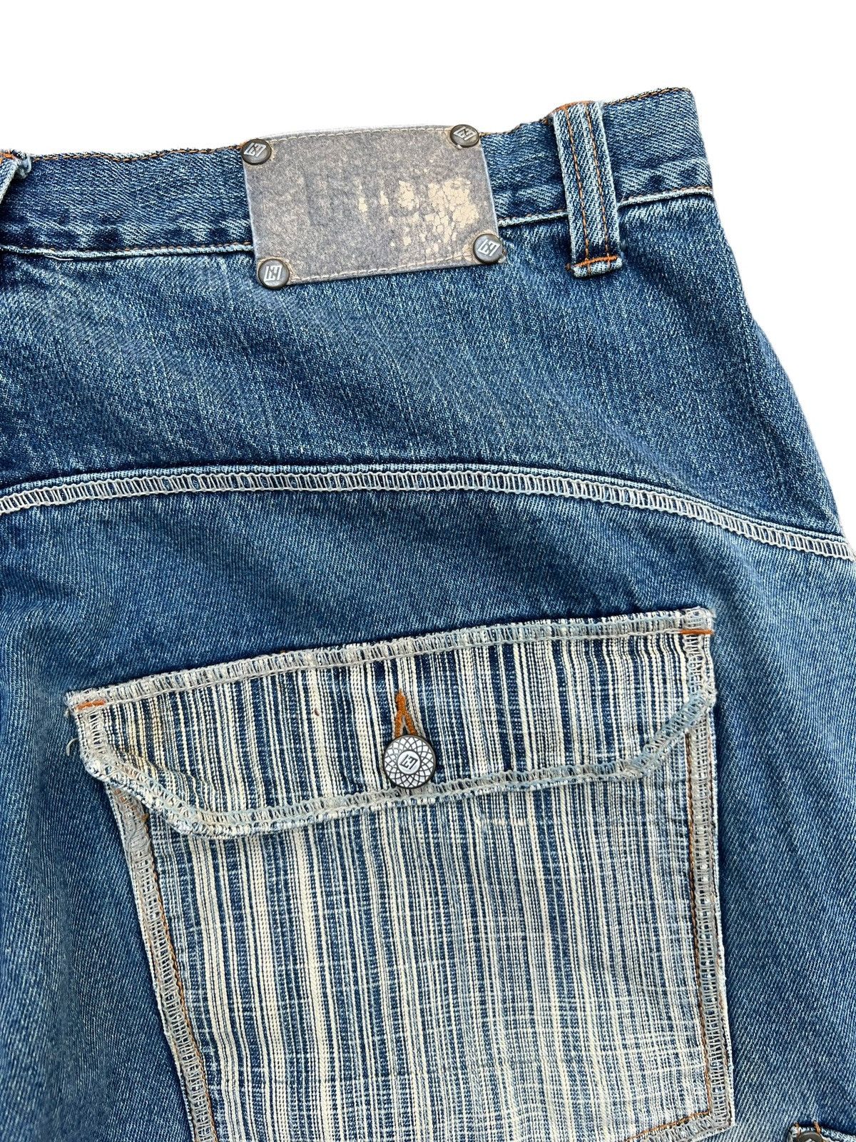 JNCO Enyce Y2K Multipocket Wide Baggy Denim Jeans 37 Size US 37 - 11 Thumbnail