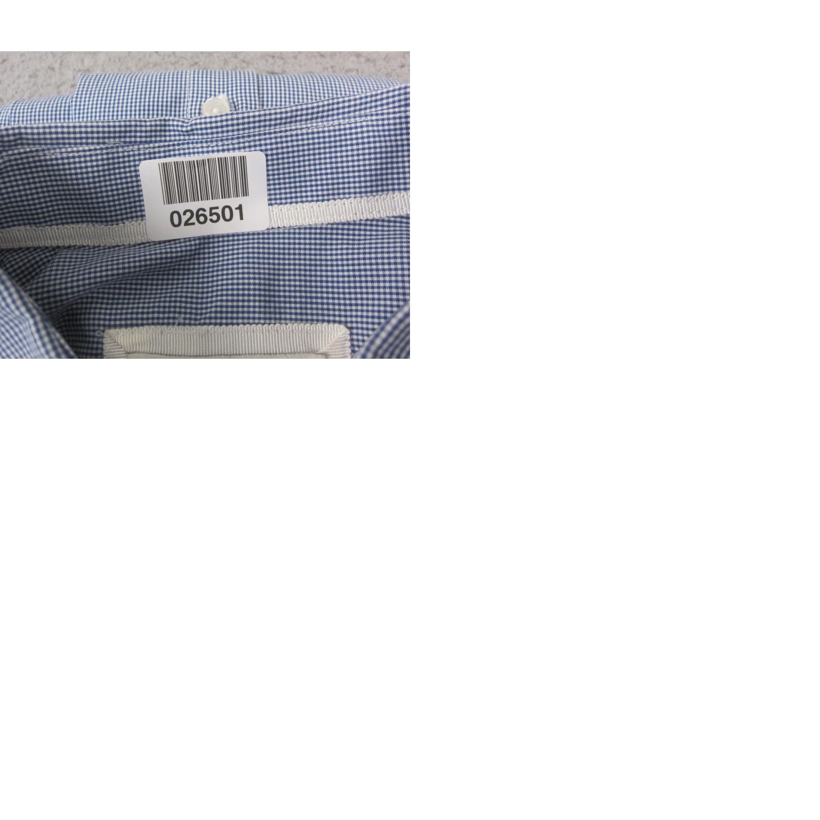 Abercrombie & Fitch VINTAGE Abercrombie & Fitch Shirt Womens Medium Blue Check Gingham Peter Pan Size M / US 6-8 / IT 42-44 - 9 Thumbnail